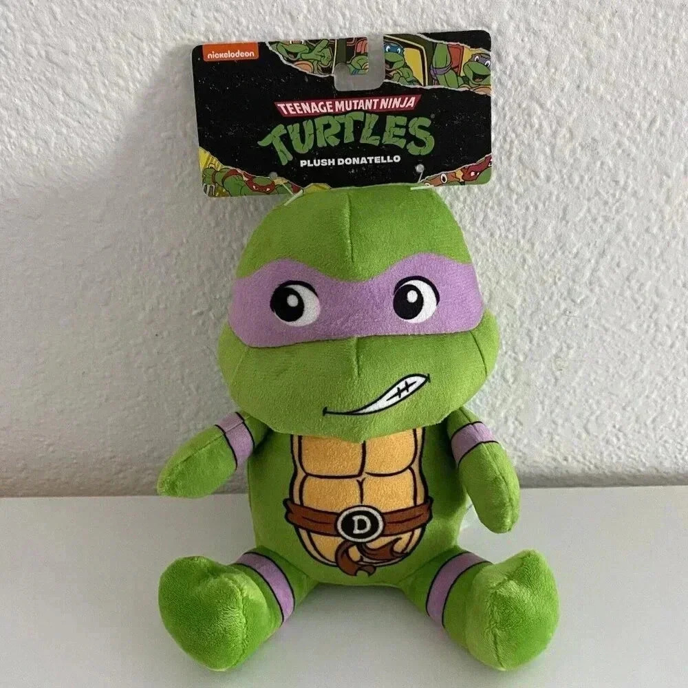 Dog Toy Donatello Teenage Mutant Ninja Turtles Plush Squeaky TMNT Fetch for Pets